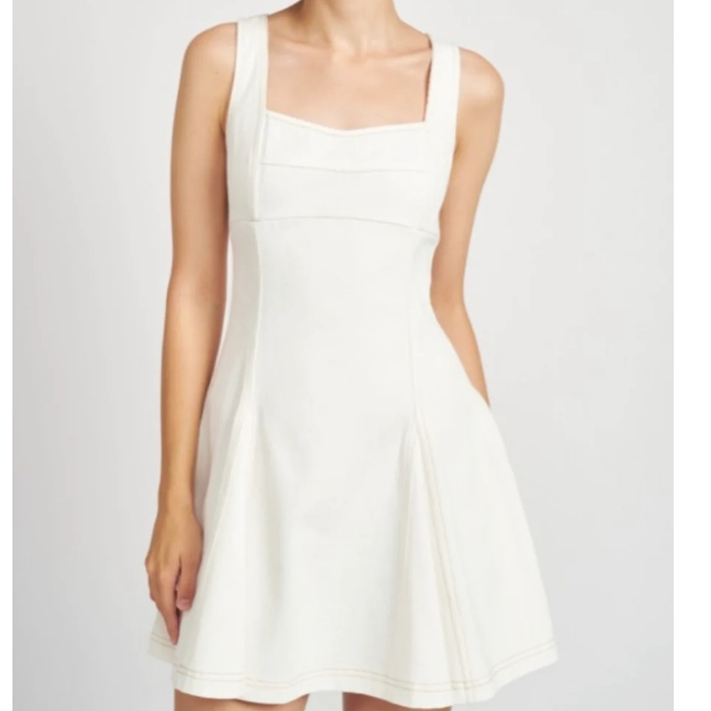 En Saison NWOT Palisades Mini Denim Dress